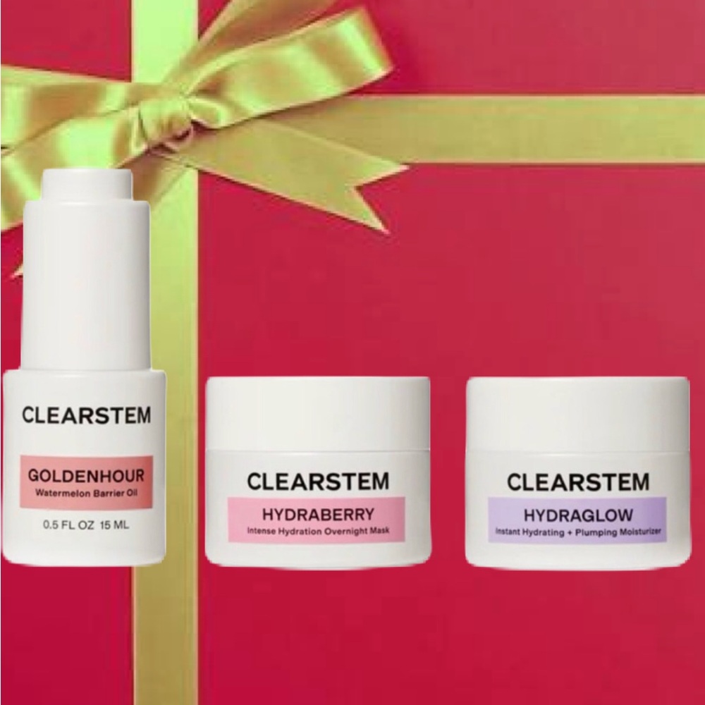 CLEARSTEM Hydration Hero Minis
Travel Size Moisture Trio set